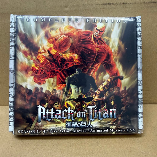 Dvd complete attack titan - attack, on